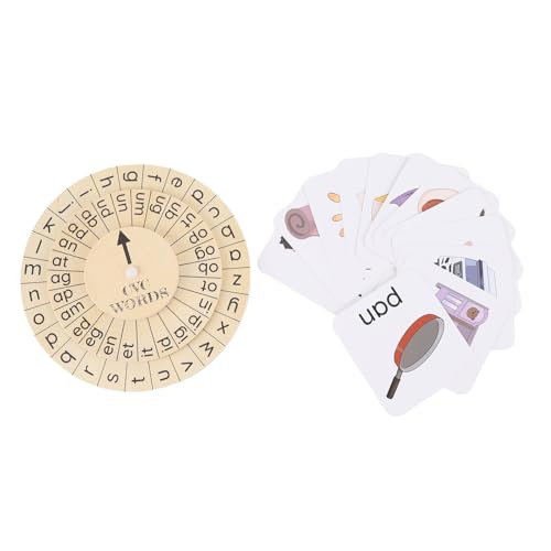 CVC -Wörter WHREP Game Educational Toy, Hölzernes CVC -Wort Rechtschreibspiel, Lehrreiches Frühes Lernen CVC -Wörter Spiel für Kleinkinder von SASKATE