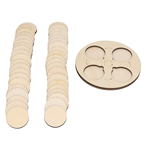 Holzzyklusspielzeug, Montessori Lebenszyklusschale, Lebenszyklus -Puzzle -Kit, Frühe Bildungsunterrichtshilfen Holz -Puzzles Interaktives Spielzeug für Kinder von SASKATE