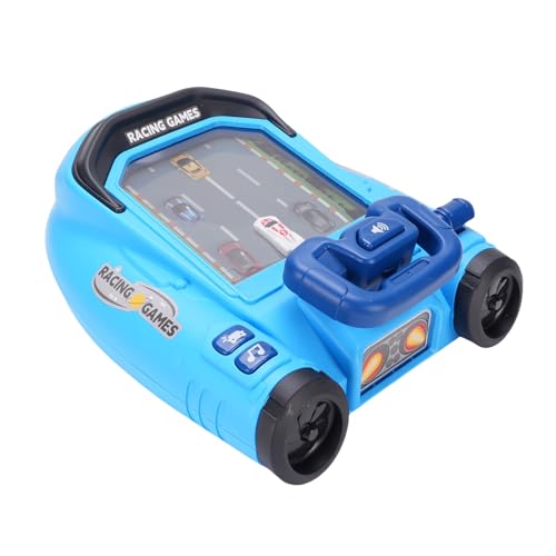 Lenkrad-Spielspielzeug mit Raumschiff-Simulation, Lenkrad-Rennwagen-Spielzeug, Interaktive Rennspielkonsole für Eltern und Kinder, für Kinder (Blau) von SASKATE