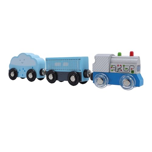 SASKATE Kids Train Toy Set, Hölzernen Lebensechte Interaktive, Zarte Details Pädagogische Kleinkind -Zugspielzeug, für und Mädchen, für und Mädchen SASKATE Kids Train Toy Set, Hölzernen Lebensechte Interaktive, Zarte Details Pädagogische Kleinkind -Zugspielzeug, für und Mädchen, für und Mädchen von SASKATE