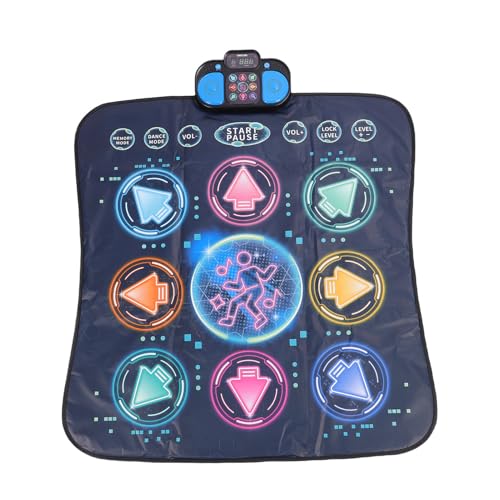 SASKATE Tanzmatte Kinder Single Electronic Dancing Pad, Herausforderung Game Music Toy, für Home Indoor Outdoor von SASKATE