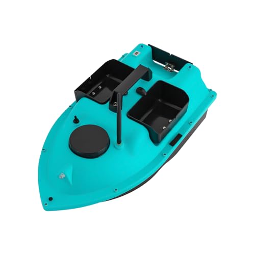 SAUADY RC Angeln Boot Angeln Köder Boot für Brandungsangeln kann in Flüssen Seen und Meeren eingesetzt Werden blau 10000rpm 52W 25 * 50 * 15CM von SAUADY
