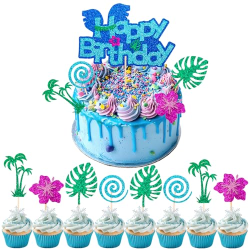 13stk Cartoon Geburtstagstorte Topper, Niedlich Anime Thema Kuchen Toppers Lustig Cartoon Thema Party Dekorationen für Geburtstag Feiern von SAVITA