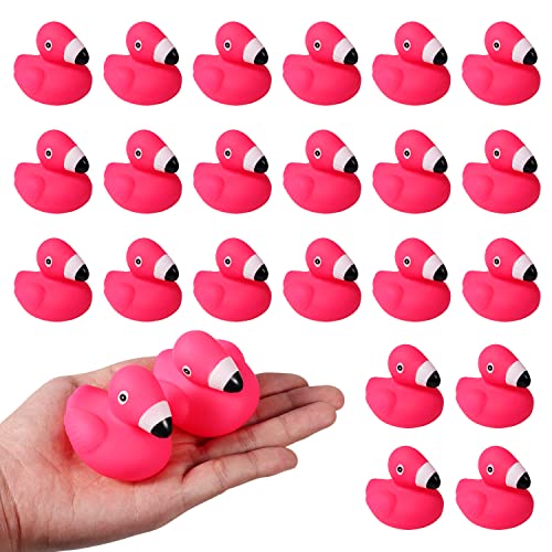 24-teilige Flamingo Gummiente, Süße Schwimmende Gummiente Rosa Gummienten Große Badewannen-Enten Gummi-Badespielzeug für Dusche, Geburtstag, Party, Gastgeschenke, Heimdekoration 24-teilige Flamingo Gummiente, Süße Schwimmende Gummiente Rosa Gummienten Große Badewannen-Enten Gummi-Badespielzeug für Dusche, Geburtstag, Party, Gastgeschenke, Heimdekoration von SAVITA