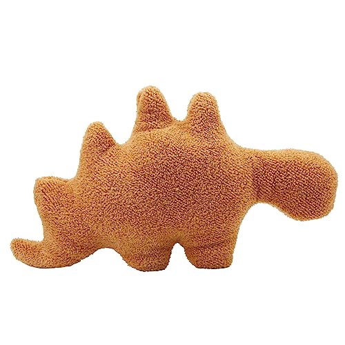 SAVITA Dino Nugget Pillow, 45 cm Süßes Dino Nugget Kissen Weiches Dinosaurier Spielzeug für Jungen und Mädchen Dinosaurier Motto Partydekorationen (Stegosaurus) von SAVITA