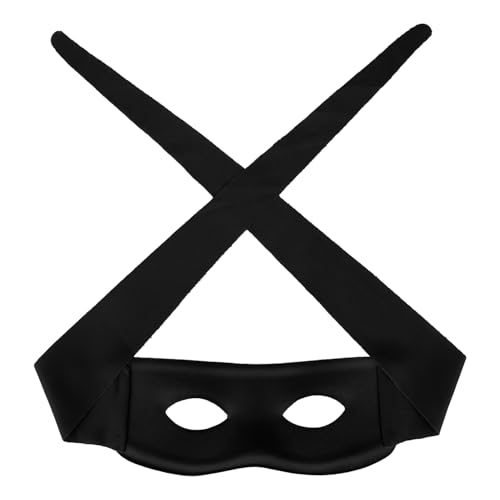 SAVITA Halloween Kostüm Augenmaske, Schwarze Maskenmaske Helden Cosplay Zubehör für Partys Verkleidungen Karneval Themenveranstaltungen SAVITA Halloween Kostüm Augenmaske, Schwarze Maskenmaske Helden Cosplay Zubehör für Partys Verkleidungen Karneval Themenveranstaltungen von SAVITA