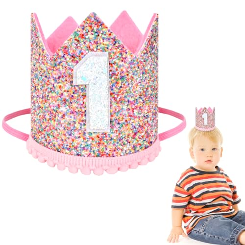 SAVOSWEET 1 Jahr Geburtstag Baby Krone, Geburtstag Krone Baby Geburtstagskrone Haarband Haarschmuck, Haarschmuck Stirnband Haarband Für Babys SAVOSWEET 1 Jahr Geburtstag Baby Krone, Geburtstag Krone Baby Geburtstagskrone Haarband Haarschmuck, Haarschmuck Stirnband Haarband Für Babys von SAVOSWEET