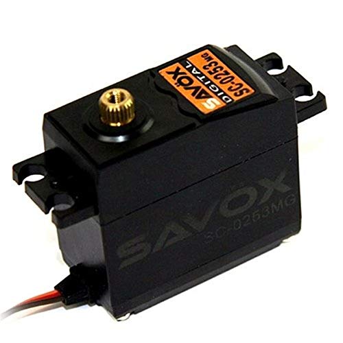 Sav SAVSC0253MG SC-0253MG Metal Gear Digital Servo, Standardgröße (0,15/83,3) von SAVOX