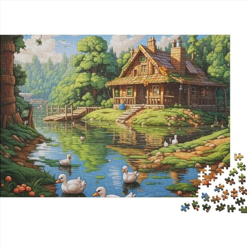 Chalet Puzzle 1000 Teile Geschicklichkeitsspiel Für Die Ganze Familie Lochs Puzzle-Geschenk Puzzle Für Teenager Home Dekoration Puzzle 1000pcs (75x50cm) von SAYOBO
