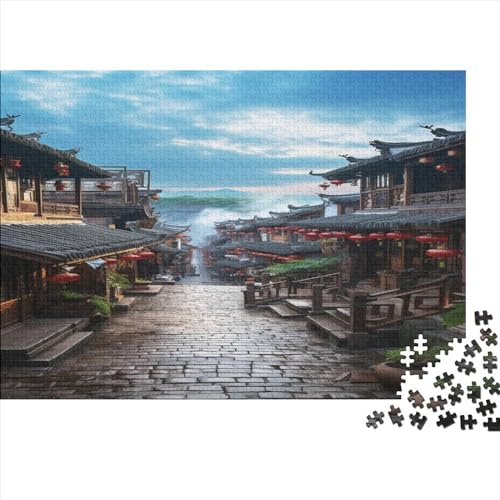 Einzigartige Aussichten Erwachsene Puzzle 1000 Teile Fröhlich Lernspiel Wohnkultur Geburtstag Family Challenging Games Stress Relief Toy 1000pcs (75x50cm) von SAYOBO