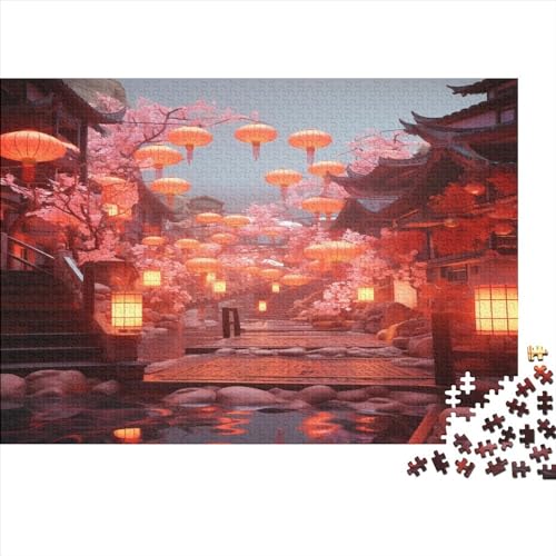 Einzigartige Aussichten Puzzles 1000 Teile Fröhlich Erwachsene Lernspiel Wohnkultur Geschicklichkeitsspiel Für Die Ganze Familie Geburtstag Stress Relief 1000pcs (75x50cm) von SAYOBO