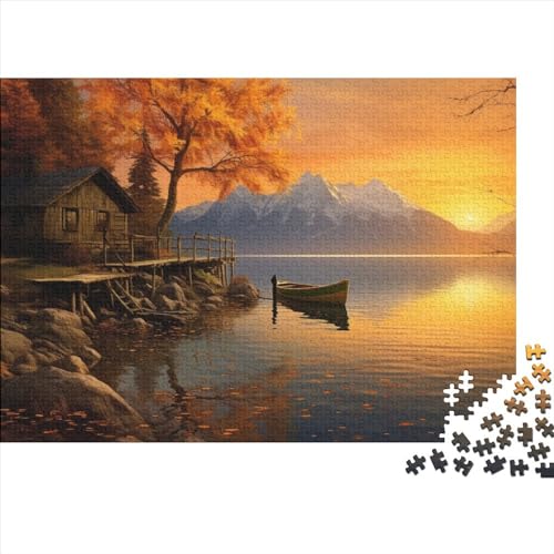 Lochs Puzzle 1000 Teile Puzzle-Kunstwerk Sunsets Logikspiel Geistige Herausforderung Entspannung Durch Puzzeln Zeitvertreib Für Alle Altersgruppen 1000pcs (75x50cm) von SAYOBO