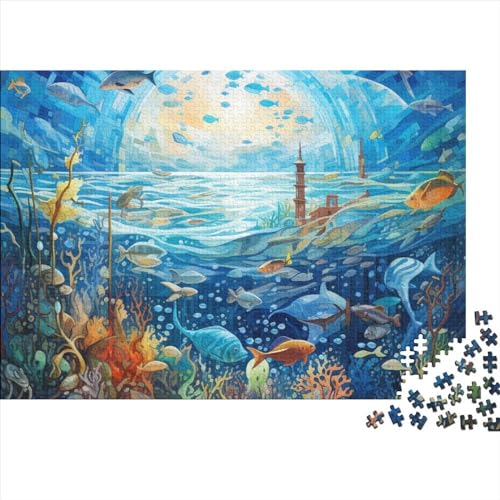 Maritime World Puzzle 1000 Teile Als Herausforderndes Für Erwachsene Und Kinder Coral Colony Ab 14 Jahren Geschicklichkeitsspiel Für Die Ganze Familie Puzzle 1000pcs (75x50cm) von SAYOBO