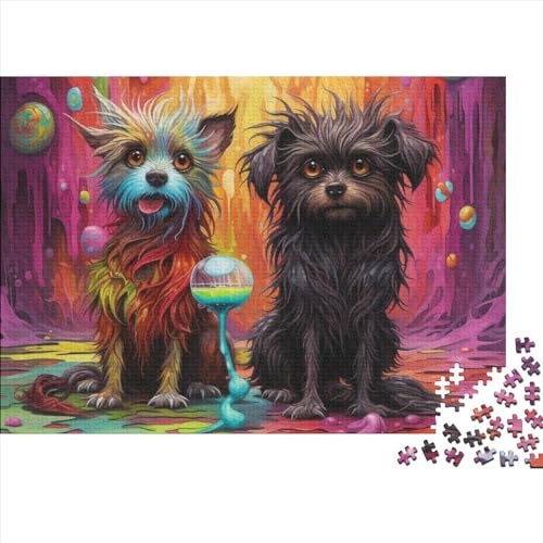 Tierische Puzzle 1000 Teile Puzzle-Herausforderung Bunte Tiere Puzzle-Kunstwerk Herausfordernde Kinderpuzzle Herausfordernde Unterhaltung Grips-Spiel 1000pcs (75x50cm) von SAYOBO