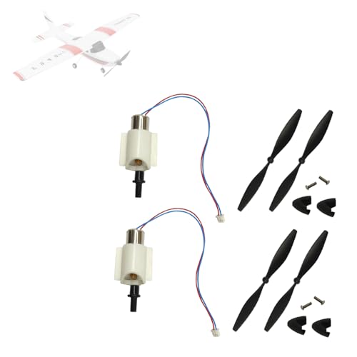 F949 RC-Flugzeugzubehör, Motor Propeller Fahrwerk DIY-Ersatzteile, Kompatibel mit dem CESSNA-182 WLtoys F949pro Ferngesteuerten Flugzeug (F949pro 1020 Motor 2 Stück) von SAYZON