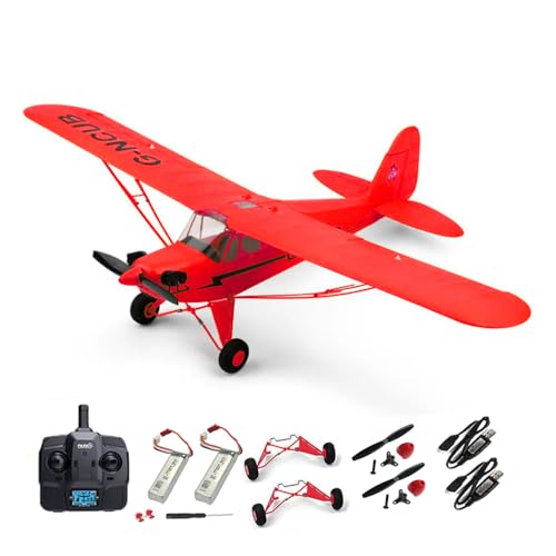 SAYZON A160 J3 CUB RC Flugzeug 3D/6G 5CH Ferngesteuertes Flugzeug für Erwachsene 1406 Bürstenloser Motor Outdoor Starrflügel Stunt RC Segelflugzeug mit Austauschbaren Teilen von SAYZON