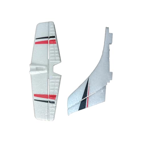 SAYZON F949 RC-Flugzeugzubehör, Motor Propeller Fahrwerk DIY-Ersatzteile, Kompatibel mit dem CESSNA-182 WLtoys F949pro Ferngesteuerten Flugzeug (Horizontales vertikales Heckflügel) von SAYZON