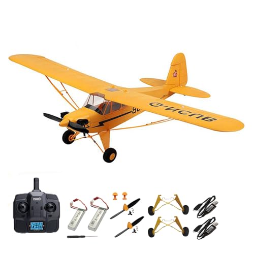SAYZON J3-CUB RC-Flugzeug 5CH Ferngesteuertes Flugzeug für Erwachsene 1406 Bürstenloser Motor 3D/6G RC-Starrflügelflugzeug mit austauschbaren Teilen SAYZON J3-CUB RC-Flugzeug 5CH Ferngesteuertes Flugzeug für Erwachsene 1406 Bürstenloser Motor 3D/6G RC-Starrflügelflugzeug mit austauschbaren Teilen von SAYZON