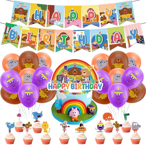 SBJJGQIS 32 Stück Duggee Geburtstag Deko,Duggee Geburtstag Party Dekoration Mit Banner Luftballons Cake Topper Kuchen-Topper Für Jungen Duggee Fans Geburtstag Partyzubehör SBJJGQIS 32 Stück Duggee Geburtstag Deko,Duggee Geburtstag Party Dekoration Mit Banner Luftballons Cake Topper Kuchen-Topper Für Jungen Duggee Fans Geburtstag Partyzubehör von SBJJGQIS