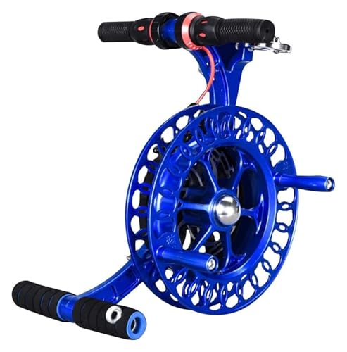 SBJKLYRN Kite Roulette，, Drachenschnurwickler, blaues Griffrad, große Wickelrolle, for Erwachsene, for Drachenfliegen im Freien(32cm) von SBJKLYRN
