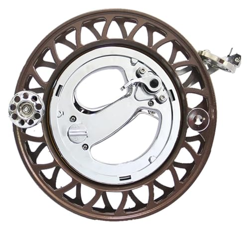 SBJKLYRN Kite Roulette， Winder, Windspinner, Drachen, professioneller Rollengriff, Radgriff, Sperrfunktion im Freien, for Kinder und Erwachsene(Brown) von SBJKLYRN