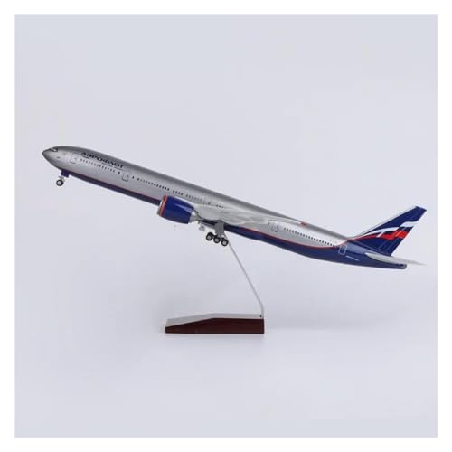 SBTRKT Flugzeug Spielzeug Russland Aeroflot Boeing 777 Airlines, Maßstab 1:150, Druckgussmodell, Flugzeug-Spielzeugkollektion Aus Kunstharz (Farbe : No Light) von SBTRKT