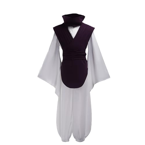 SBluuCosplay Cosplay-Kostüm für Damen, Uniform, Weiß mit violettem Kimono, Halloween-Outfit (Medium) von SBluuCosplay