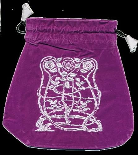 Bourse velours violet - art nouveau von SCARABEO-JEUX