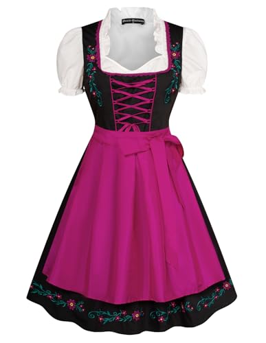 SCARLET DARKNESS Oktoberfest Karneval Dirndl Kostüm Dirndlkleid Dirndlrock Dirndlschürze Rosa Rot XL SCARLET DARKNESS Oktoberfest Karneval Dirndl Kostüm Dirndlkleid Dirndlrock Dirndlschürze Rosa Rot XL von SCARLET DARKNESS