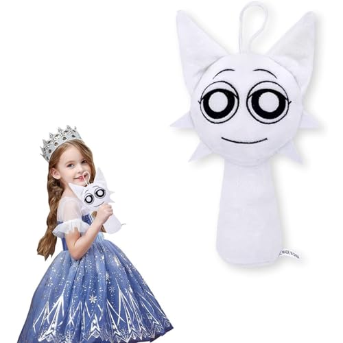 Tiere Plüschtier, Plüschtier Cartoon Stuff Puppen für Spiel Fans Bevorzugte Geschenke, Weiche gefüllte Tier Kissen Figur,White Tiere Plüschtier, Plüschtier Cartoon Stuff Puppen für Spiel Fans Bevorzugte Geschenke, Weiche gefüllte Tier Kissen Figur,White von SCDXJ