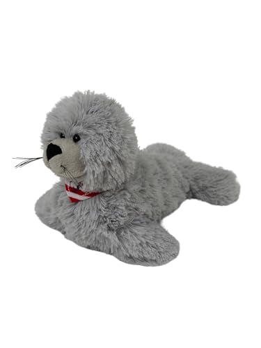 SCHIETWETTER Accessoire Kuscheltier Robbe Bene, Schmusetier Seehund, Stofftier für Kinder l-Grey OS von SCHIETWETTER