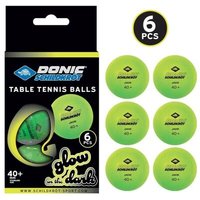 MTS SPORTARTIKEL 608507 Schildkröt Glow in the dark Poly 40+ Ball, 6 Stück von SCHILDKRÖT