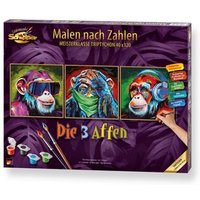 SCHIPPER 609470859 Malen nach Zahlen Triptychon - Die 3 Affen SCHIPPER 609470859 Malen nach Zahlen Triptychon - Die 3 Affen von SCHIPPER