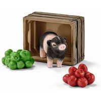 SCHLEICH 42292 Mini-Schwein mit Äpfeln von SCHLEICH® FARM WORLD