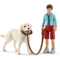 SCHLEICH 42478 Farm World Spaziergang mit Labrador von SCHLEICH® FARM WORLD