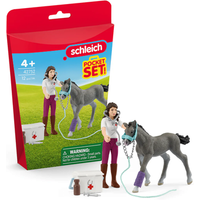 SCHLEICH 42752 POCKET SET Ms Kramer mit Fohlen von SCHLEICH® HORSE CLUB