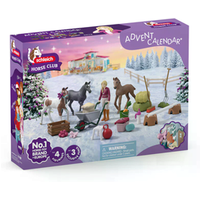 SCHLEICH 99178 Adventskalender Horse Club 2025 - Weihnachtswunder Fohlen von SCHLEICH® HORSE CLUB