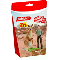 SCHLEICH 81540 Känguru-Tour mit dem Ranger von SCHLEICH® POCKET SETS