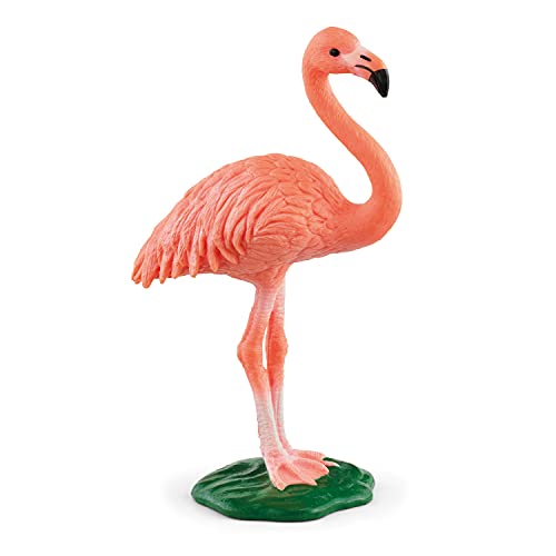 schleich 14849 Flamingo, ab 3 Jahren, WILD LIFE - Spielfigur, 6 x 3 x 9 cm von SCHLEICH