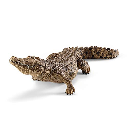 schleich 14736 Krokodil, ab 3 Jahren, WILD LIFE - Spielfigur, 18 x 7 x 5 cm von SCHLEICH
