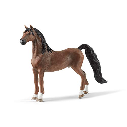 schleich 13913 American Saddlebred Wallach, für Kinder ab 5-12 Jahren, HORSE CLUB - Spielfigur von SCHLEICH