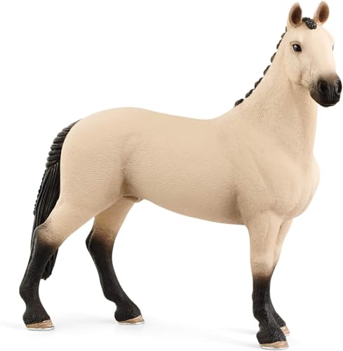 SCHLEICH 13928 Hannoveraner Wallach, Falbe, ab 5 Jahren, Horse Club - Spielfigur, 10 x 3 x 13 cm von SCHLEICH