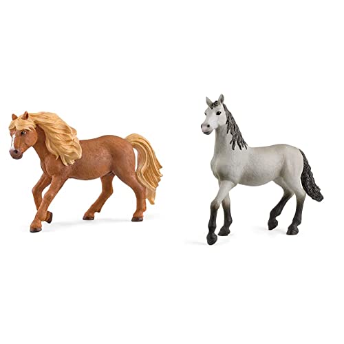SCHLEICH 13943 Spielfigur -Islandpony Hengst Horse Club, Mehrfarbig & 13924 Pura Raza Española Jungpferd SCHLEICH 13943 Spielfigur -Islandpony Hengst Horse Club, Mehrfarbig & 13924 Pura Raza Española Jungpferd von SCHLEICH