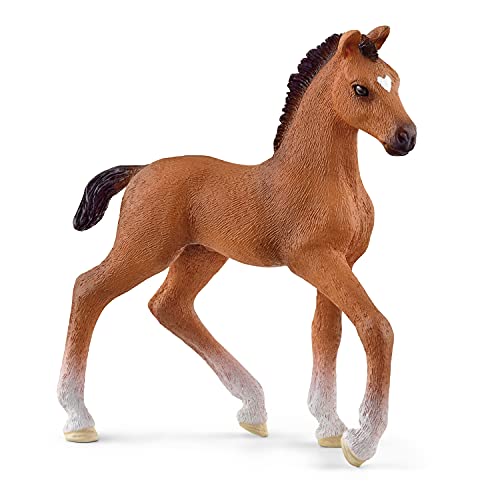 schleich 13947 Oldenburger Fohlen, ab 5 Jahren, HORSE CLUB - Spielfigur, 8 x 3 x 8 cm, Braun von SCHLEICH