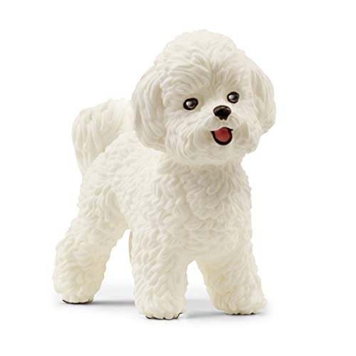 schleich 13963 Bichon Frisé, für Kinder ab 3+ Jahren, FARM WORLD - Spielfigur von SCHLEICH