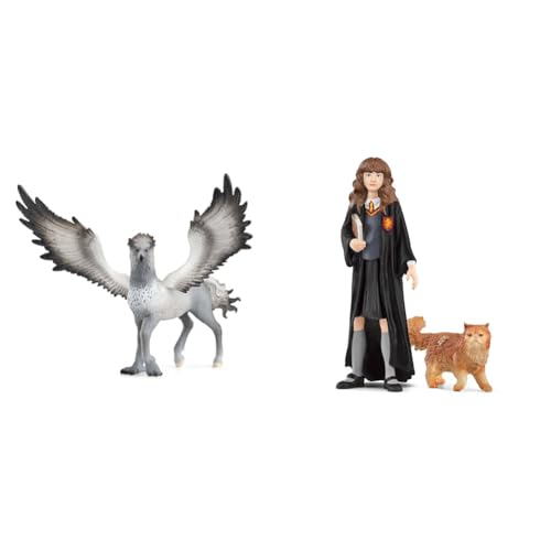 SCHLEICH 13988 Seidenschnabel, ab 6 Jahren, Wizarding World - Spielfigur, 16 x 30 x 11,5 cm & 42635 Hermine Granger & Krummbein, ab 6 Jahren, Wizarding World - Spielfigur, 3 x 3 x 10 cm SCHLEICH 13988 Seidenschnabel, ab 6 Jahren, Wizarding World - Spielfigur, 16 x 30 x 11,5 cm & 42635 Hermine Granger & Krummbein, ab 6 Jahren, Wizarding World - Spielfigur, 3 x 3 x 10 cm von SCHLEICH