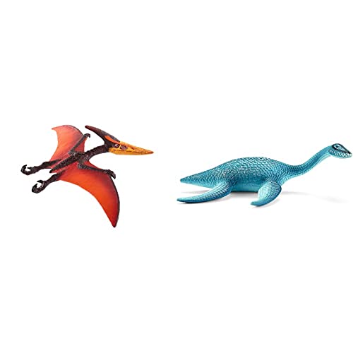SCHLEICH 15008 Pteranodon, für Kinder ab 5-12 Jahren, Dinosaurs - Spielfigur & 15016 Plesiosaurus, für Kinder ab 5-12 Jahren, Dinosaurs - Spielfigur SCHLEICH 15008 Pteranodon, für Kinder ab 5-12 Jahren, Dinosaurs - Spielfigur & 15016 Plesiosaurus, für Kinder ab 5-12 Jahren, Dinosaurs - Spielfigur von SCHLEICH