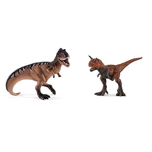 SCHLEICH 15010 Dinosaurs Giganotosaurus & 14586 Carnotaurus, für Kinder ab 5-12 Jahren, Dinosaurs - Spielfigur SCHLEICH 15010 Dinosaurs Giganotosaurus & 14586 Carnotaurus, für Kinder ab 5-12 Jahren, Dinosaurs - Spielfigur von SCHLEICH