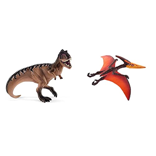 SCHLEICH 15010 Dinosaurs Giganotosaurus & 15008 Pteranodon, für Kinder ab 5-12 Jahren, Dinosaurs - Spielfigur von SCHLEICH