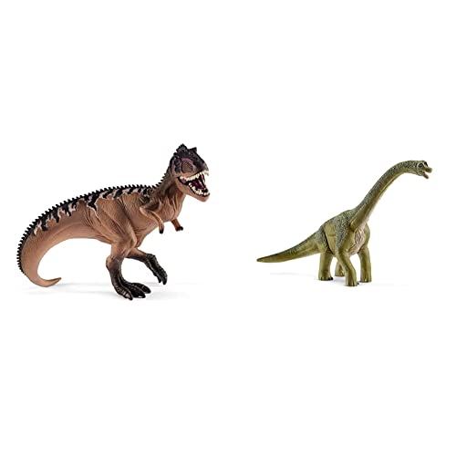 SCHLEICH 15010 Dinosaurs Spielfigur - Giganotosaurus, Spielzeug ab 4 Jahren & 14581 Dinosaurs Spielfigur - Brachiosaurus, Spielzeug ab 4 Jahren, 13 x 24.3 x 19 cm SCHLEICH 15010 Dinosaurs Spielfigur - Giganotosaurus, Spielzeug ab 4 Jahren & 14581 Dinosaurs Spielfigur - Brachiosaurus, Spielzeug ab 4 Jahren, 13 x 24.3 x 19 cm von SCHLEICH